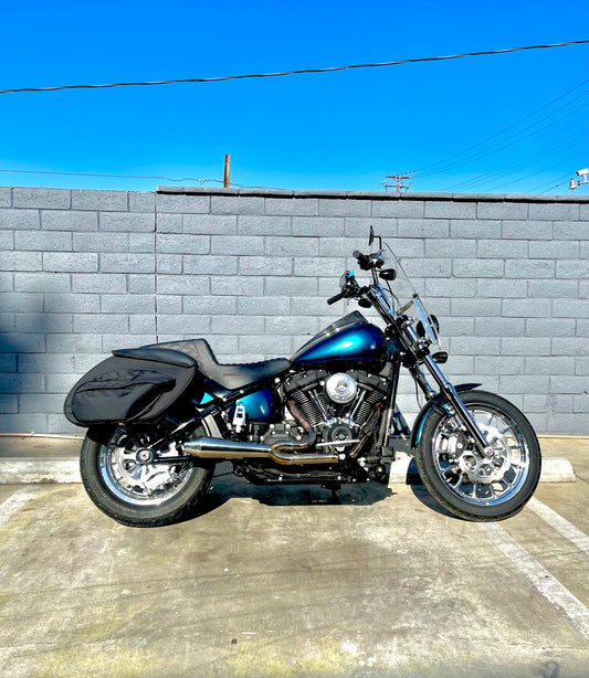 Leather Pros V3 M8 Softail Saddlebags - Ballistic Nylon