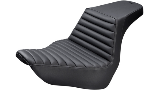 SADDLEMEN Low Rider S/FXST Step-up Seat - Front Tuck-n-Roll